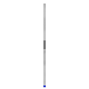 JAZZ FINISHING STRIP PORCELAIN-METAL-COMPOSITE PMCE3S COARSE 4x150mm- 3 PACK