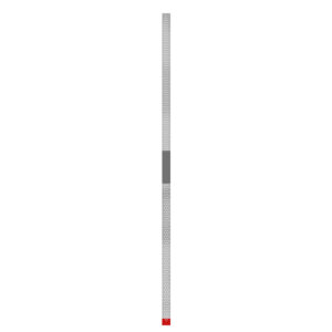JAZZ FINISHING STRIP PORCELAIN-METAL-COMPOSITE PMCE3S MEDIUM 4x150mm - 3 PACK